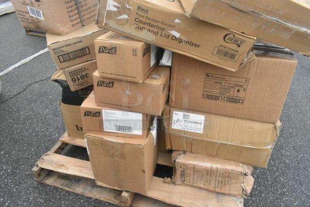 21 BRAND NEW! Boxes Including 176CTO4VBK COUNTERTOP ORGANIZER, 2 Box Libbey 3816 5 oz. Belgian Beer Tasting Glass - 24/Case, Mason Jars. 21 Times Your Bid! - Image 4 of 8