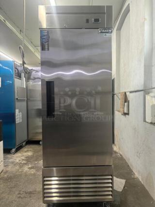 STAINLESS STEEL Dukers 1 Door Commercial Reach In Refrigerator D28R