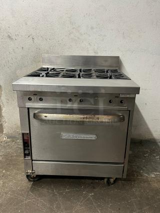 Southbend 36" 6 Burner Natural Gas Restaurant Range w/ Standard Oven