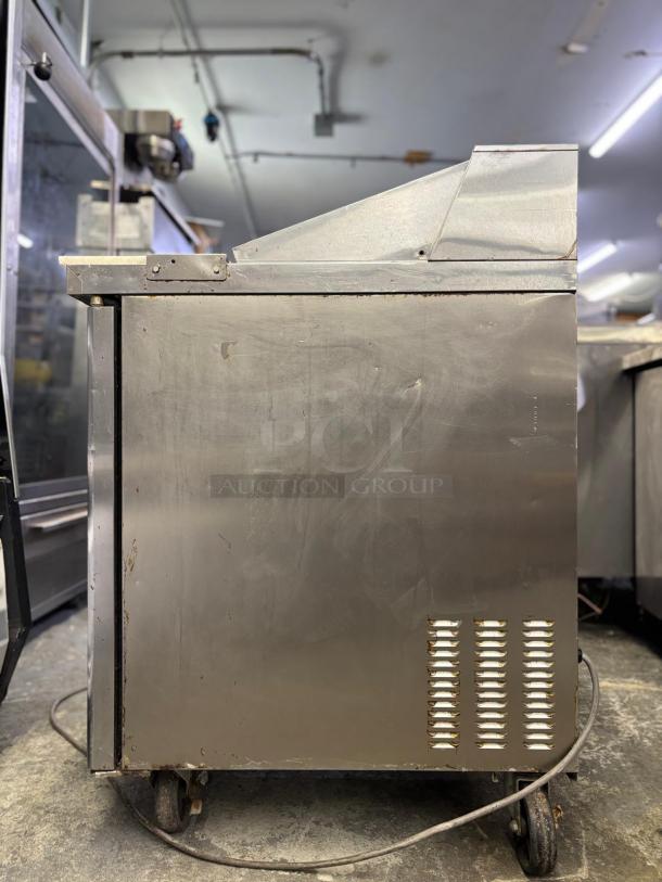 AWESOME! ADVANT EDGE One Door Sandwich Food Prep Refrigerator!! - Image 6 of 6