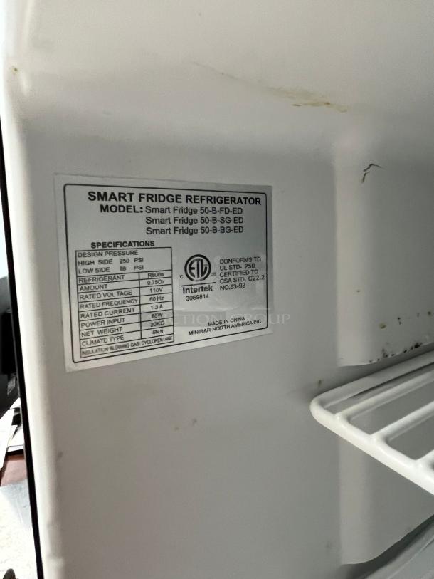 WOW! SmartFridge, Mini Fridge, Black, 110V! - Image 3 of 7