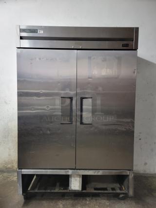 True T-49F-HC 49 Cu.Ft Two Section Stainless Reach-in Freezer