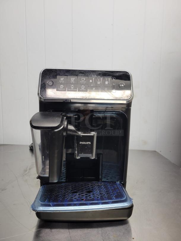 PHILIPS 3200 Series Fully Automatic Coffee Machine - 5 Delicious Coffees, LatteGo Milk System, Durable Ceramic Grinders, Intuitive Touch Display, Glossy Black (EP3241/54) - Image 2 of 6
