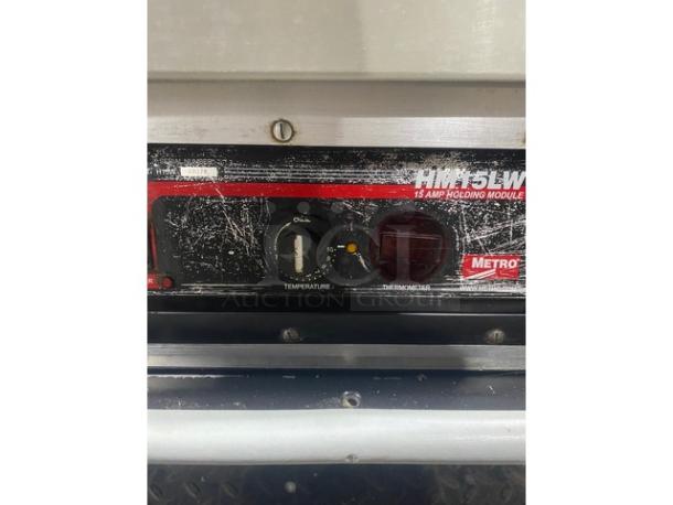GREAT! Metro Flavor Hold Series Commercial Half Door Full Height Mobile Insulated Heated Holding/Proofing Cabinet! With Built In Pan Holding Racks! Model: CC5953A SN: 20378! 120V! On Casters! - Image 8 of 9