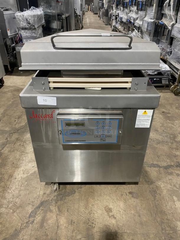AMAZING! Sipromac Commercial Stainless-Steel Free-Standing Heavy Duty Chamber Vacuum Sealing Machine! On Casters! - Image 1 of 8