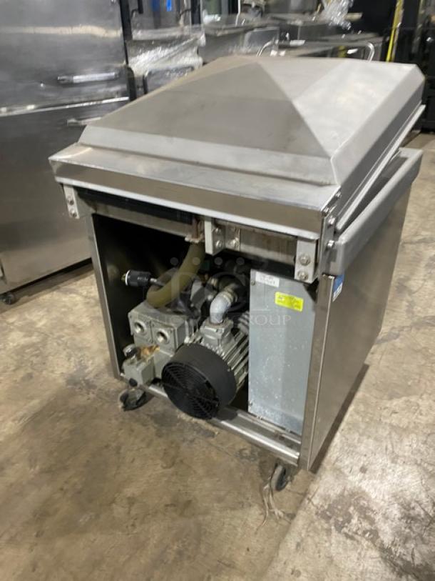 AMAZING! Sipromac Commercial Stainless-Steel Free-Standing Heavy Duty Chamber Vacuum Sealing Machine! On Casters! - Image 3 of 8