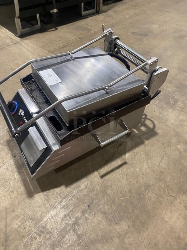 NICE! Star Pro Max Series Commercial Stainless Steel Electric Powered Countertop Panini/Sandwich Press Grill! With Grooved Grates! Model: CG14I SN: GG141012A0001! 240V! - Image 2 of 8