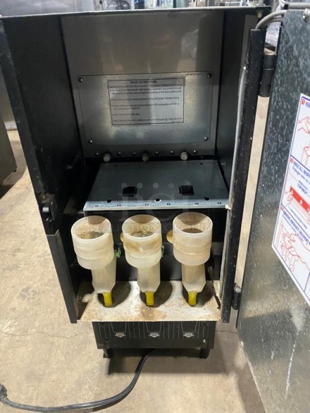 Curtis Commercial Countertop Hot Beverage/Cappuccino Machine! With 3 Flavor Dispensers! Model: CAFEPC3CL10000 SN: 13230376! 120V 1 Phase! On Legs! - Image 5 of 8