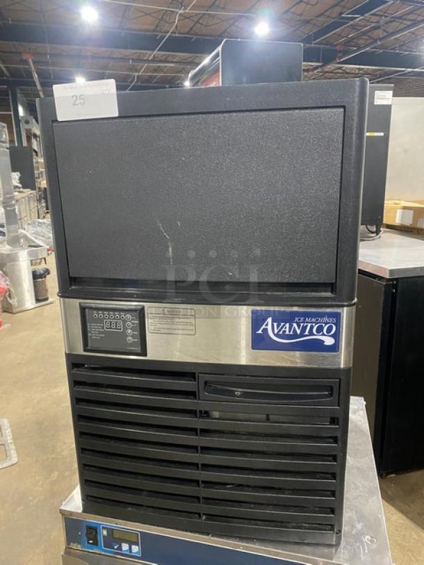 Avantco! 2023! Commercial Stainless Steel Countertop Ice Making Machine! Model: 194UCF120A SN: 194UCF120A-23090062! 115V! - Image 1 of 8