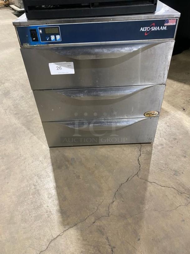 Alto-Shaam! 2021! Halo Heat Series Commercial Stainless Steel Electric Powered 3 Drawer Hot Food Warmer! With Digital Controls! Model: 5003-D SN: 2940858-000! 120V 1 Phase! - Image 1 of 8
