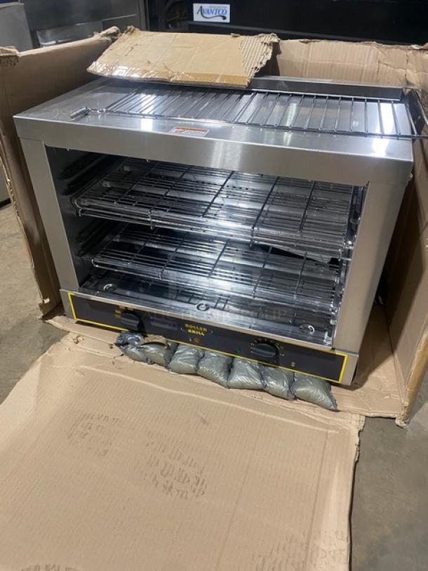 NEW! IN THE BOX! Equipex Roller Grill Series Commercial Stainless Steel Electric Powered Countertop Toaster Oven/Broiler! Model: TS327 SN: OJ402148! 208/240V 1 Phase! - Image 2 of 8