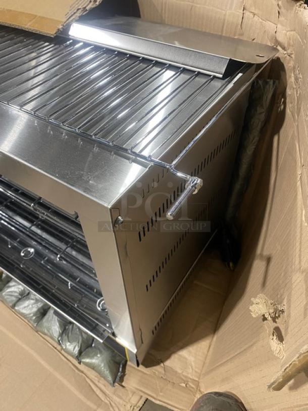 NEW! IN THE BOX! Equipex Roller Grill Series Commercial Stainless Steel Electric Powered Countertop Toaster Oven/Broiler! Model: TS327 SN: OJ402148! 208/240V 1 Phase! - Image 3 of 8