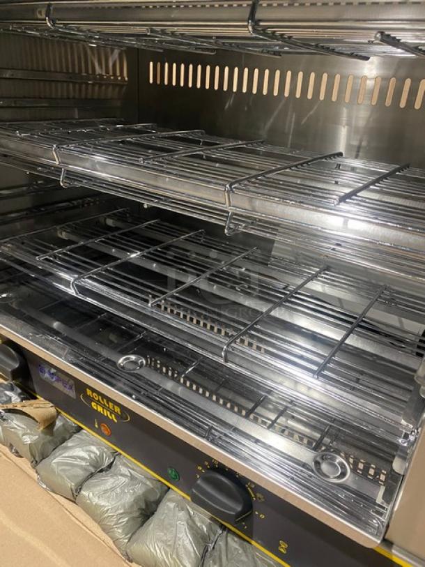 NEW! IN THE BOX! Equipex Roller Grill Series Commercial Stainless Steel Electric Powered Countertop Toaster Oven/Broiler! Model: TS327 SN: OJ402148! 208/240V 1 Phase! - Image 6 of 8