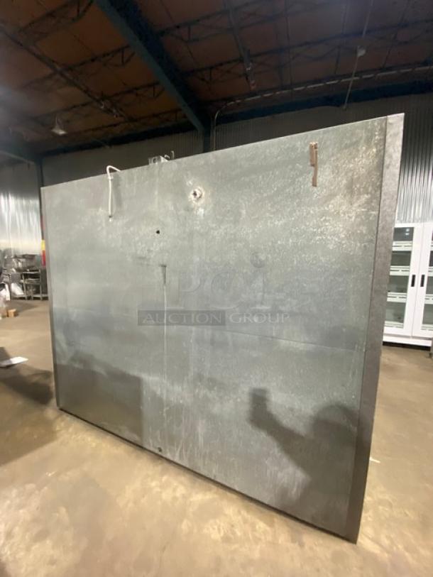 Custom Cool Commercial Black 4 Section Upright Reach In Dairy/Beverage Merchandiser Refrigerator! With Sliding Glass Door Access! With Wired Racks! Model: BW96 SN: C1897113! 115V 1 Phase! - Image 4 of 9