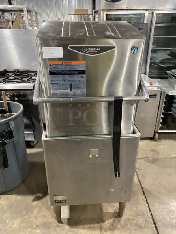 Hoshizaki Commercial Stainless-Steel Jet Wash High Temperature Free-Standing Warewasher/Dishwasher! Energy Star Certified! With Digital Controls! Model: JWE-620UA-6B SN: U30047L! 208-230V 3 Phase! On Legs! - Image 1 of 8