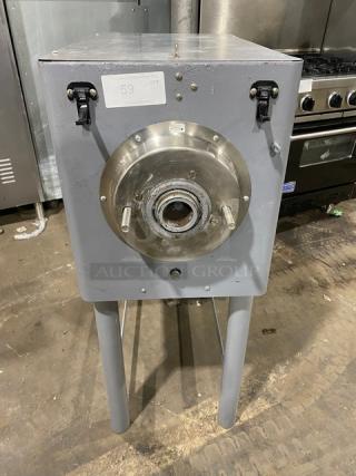 Hobart Commercial Heavy Duty Meat Grinder! Model: 4152 SN: 561-113-745! 200V 3 Phase! On Legs!