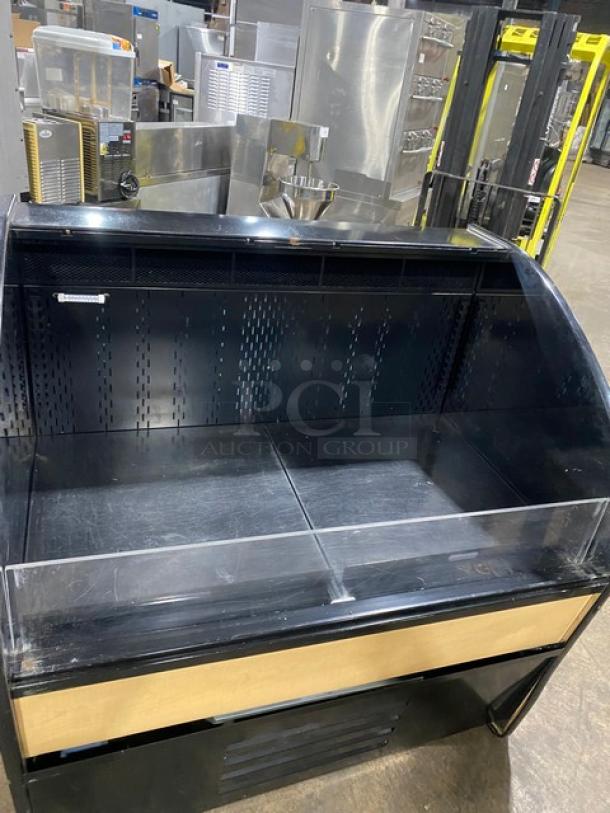 Structural Concepts Oasis Series Commercial Black Horizontal Refrigerated Open Grab-N-Go Self-Service Merchandiser Display Case! With Removable Handled Cover! Model: CO44R SN: 0346604 BS276923! 120V 1 Phase! - Image 5 of 8