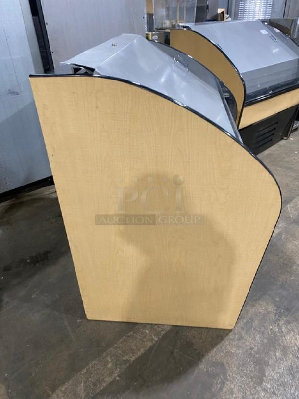 Structural Concepts Oasis Series Commercial Black Horizontal Refrigerated Open Grab-N-Go Self-Service Merchandiser Display Case! With Removable Handled Cover! Model: CO44R SN: 0346604 BS276925! 120V 1 Phase! - Image 3 of 7