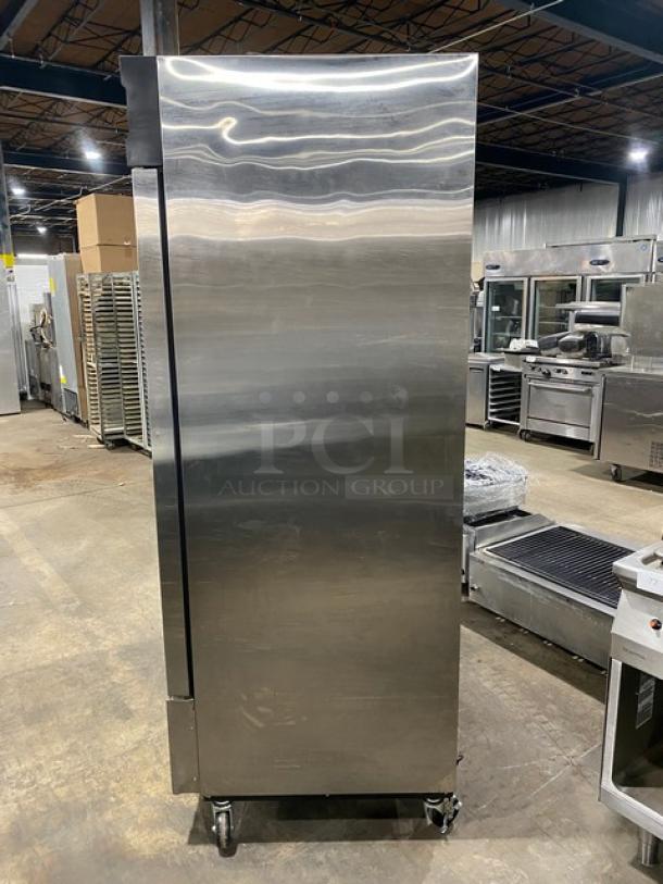 Kratos Commercial Stainless Steel Solid 2 Door Reach In Freezer! With Poly Coated Wire Racks! Model: 69K-774HC SN: 201672049! 115V 1 Phase! On Casters! - Image 3 of 9