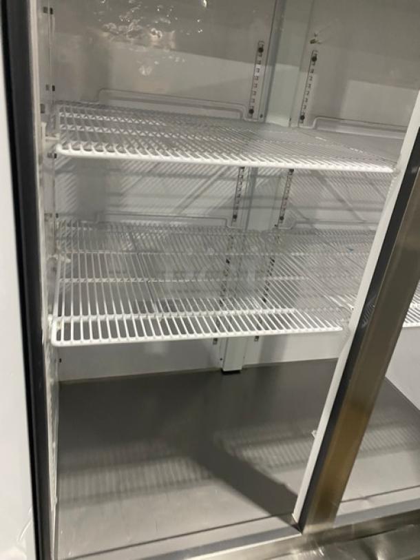 Kratos Commercial Stainless Steel Solid 2 Door Reach In Freezer! With Poly Coated Wire Racks! Model: 69K-774HC SN: 201672049! 115V 1 Phase! On Casters! - Image 6 of 9