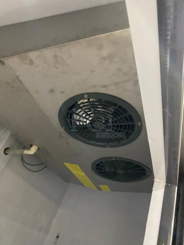 Kratos Commercial Stainless Steel Solid 2 Door Reach In Freezer! With Poly Coated Wire Racks! Model: 69K-774HC SN: 201672049! 115V 1 Phase! On Casters! - Image 7 of 9