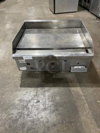 Southbend Commercial Stainless Steel Natural Gas Powered Countertop Flat Griddle! With Back & Side Splash! Model: HDG-36 SN: 19B05007! On Legs!