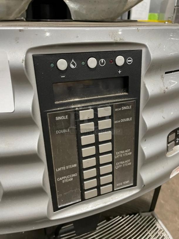 Schaerer Coffee Art Plus Series Commercial Electric Powered Countertop Super Automatic Coffee/Espresso Machine! With Bean Hoppers! Model: SCA-1 SN: 1132 307860! 200-220V 2 Phase! On Legs! - Image 7 of 9