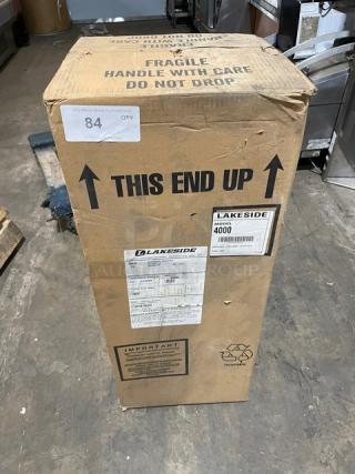 BRAND NEW! IN THE BOX! Lakeside Commercial Stainless Steel Open Drop-In Dish Lowerator/Dispenser! Accommodates Plates Up To 5"! Model: 4000!