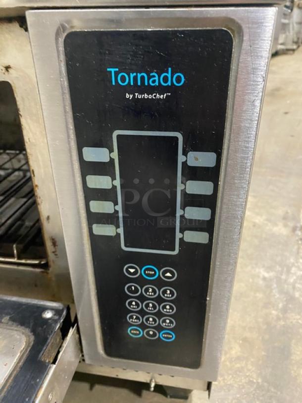 TurboChef Tornado Series Commercial Stainless Steel Electric Powered Countertop Rapid Cook Turbo Oven! With Digital Touch Controls! Model: NGCD6 SN: NGCD6D05118! 208-240V! On Legs! - Image 7 of 8
