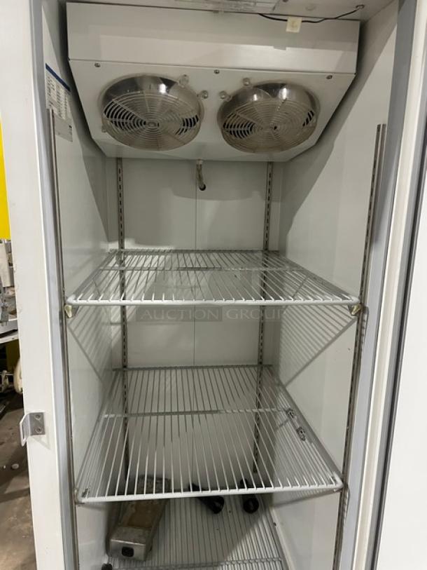 Norlake Commercial White Single Swing Door Reach In Freezer! With Poly Coated Wire Racks! Model: NSXF211WWW/8 SN: 04040822! 115/208-230V! - Image 5 of 9