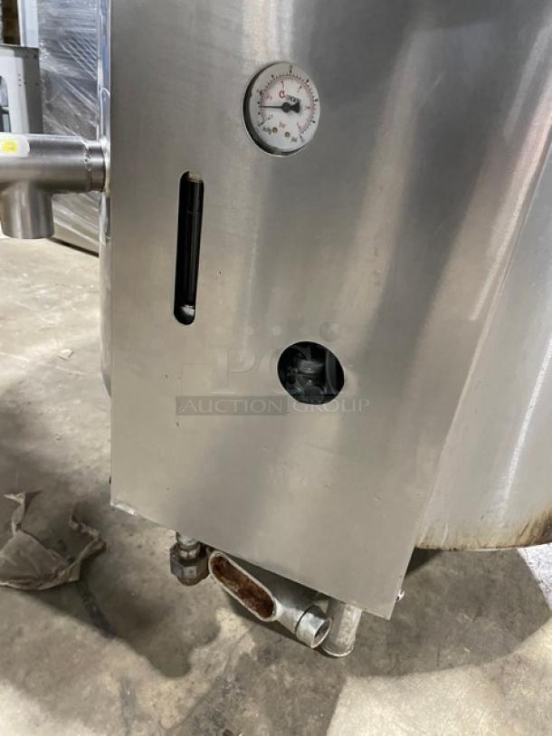 Groen Commercial Stainless Steel Natural Gas Powered Stationary 40 Lb. Steam Kettle! Model: AH/1-40 SN: 49571! 115V 1 Phase! On Legs! - Image 8 of 10