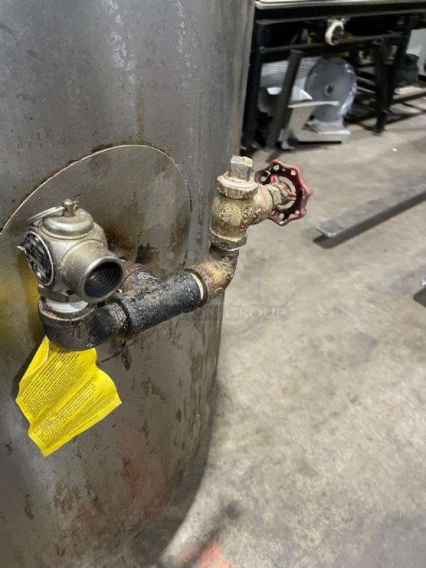 Groen Commercial Stainless Steel Natural Gas Powered Stationary 40 Lb. Steam Kettle! Model: AH/1-40 SN: 49571! 115V 1 Phase! On Legs! - Image 10 of 10