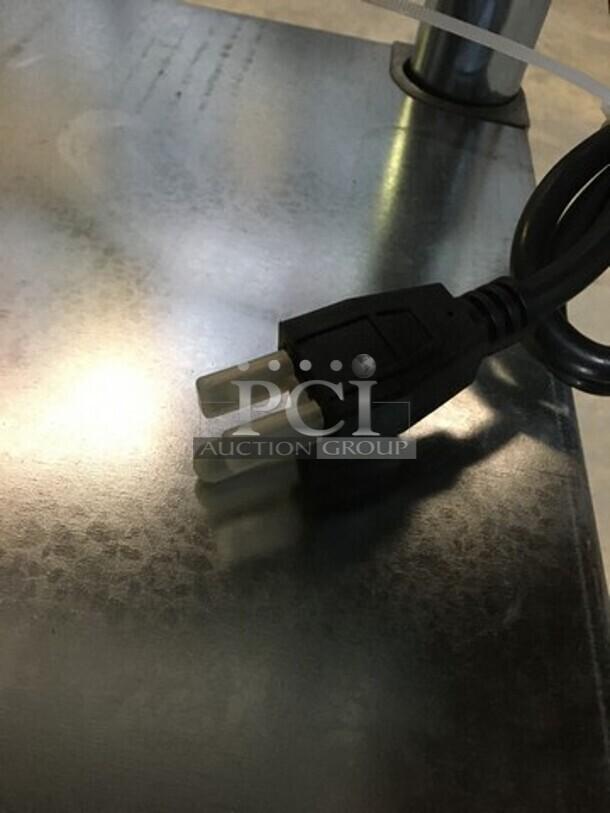 BRAND NEW! IN THE BOX! USR Brands! 2024! Commercial Stainless Steel Electric Powered Countertop Deli Meat Slicer! With 10" Blade! Model: HBS-250L! 115V 1 Phase! - Image 6 of 6