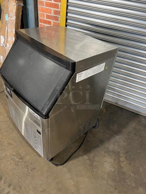 ColdLine! 2021 Late Model! Commercial Stainless Steel Undercounter Air-Cooled Half Cube Ice Making Machine/Ice Bin Combo! With Slide-Up Access Door! Model: ICE280-HA! 115V! On Legs! - Image 2 of 7