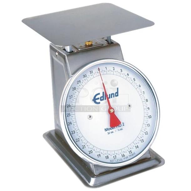 BRAND NEW! IN THE BOX! Edlund Commercial Stainless Steel Countertop Heavy Duty 32 Oz. Dial Portion Control Scale! With 8.5" x 8.5" Platform! Model: HD-2! - Image 1 of 1