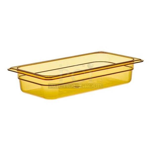 BRAND NEW! Cambro Commercial Amber High-Temperature Food Pan! Model: 32HP150! 3X Your Bid! - Image 1 of 1