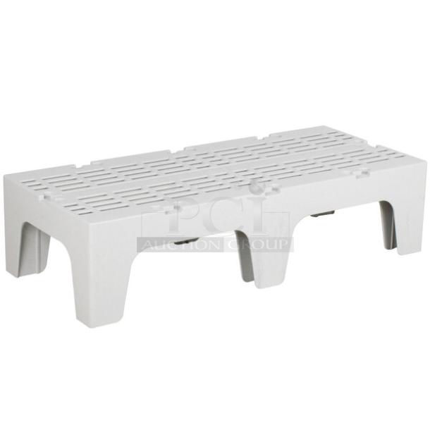BRAND NEW! Cambro S-Series Commercial Heavy Duty Slotted Top Bow Tie Dunnage Rack! With 3,000 Lb Capacity! Model: DRS480480! On Legs! - Image 1 of 1