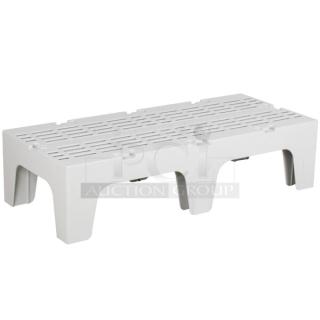 BRAND NEW! Cambro S-Series Commercial Heavy Duty Slotted Top Bow Tie Dunnage Rack! With 3,000 Lb Capacity! Model: DRS480480! On Legs!