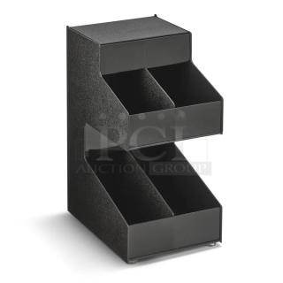 BRAND NEW! IN THE BOX! Vollrath Commercial 4-Section Countertop Packaged Condiment Gravity Organizer/Caddy Rack! Model: CFIFO-2X!