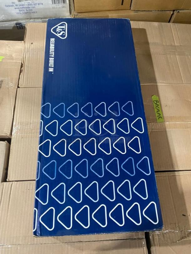 BRAND NEW! IN THE BOX! T&S Brass Commercial 34.12" High Wall Mounted DuraPull Pre-Rinse Faucet! With Spray Valve & 30" Hose! Model: B-5125-CR-B8P! - Image 2 of 6