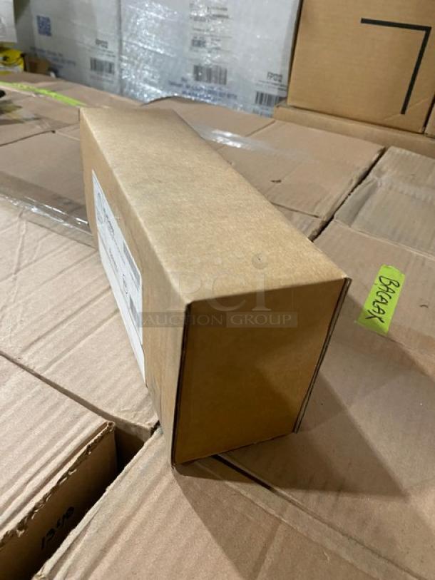 BRAND NEW! IN THE BOX! Encore Commercial Wall Mount Backsplash Faucet! With Gooseneck Spout! Model: KL45-4000! - Image 2 of 6