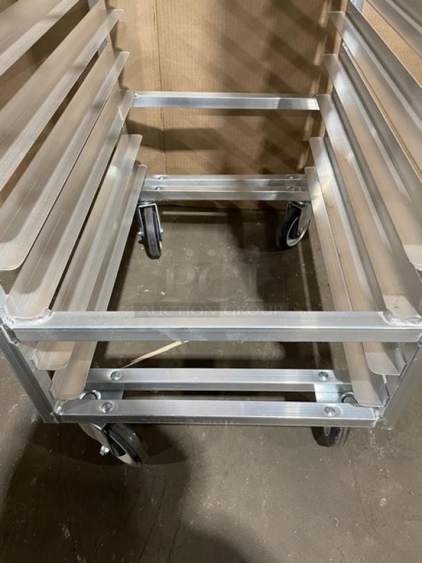 BRAND NEW! Channel Manufacturing Commercial Heavy-Duty Aluminum 20-Pan End Load Sheet/Bun Pan Rack! Model: 401A! On Casters! - Image 6 of 8