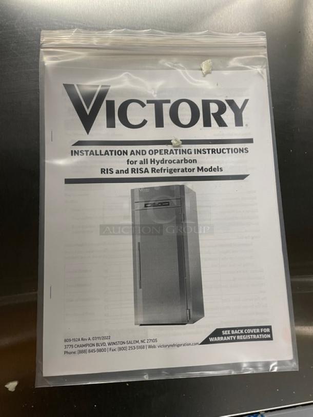 BRAND NEW! Victory UltraSpec Series Commercial Stainless Steel Solid Single Door Self-Contained Extra High Roll-In Refrigerator! With LED Lighting! With Stainless Steel Breakers & Ramp! With Touch Point™ Electronic Temperature Control/Indicator! Model: RIS-1D-S1-XH-HC SN: 14711986! 115V 1 Phase! - Image 8 of 12