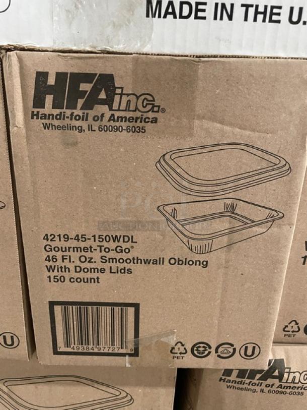 NEW! MIXED PALLET! HFA Commercial 46-Oz. Gourmet-To-Go Smoothwall Oblong Food Containers! With Dome Style Lids! 150/Case! Model: 4219-45-150WDL! With Graphic Packaging Commercial 54-Oz. Short Paper Food Buckets! 450/Case! Model: DFS-54! With Hospitality Brands Uber Bar Tools Series Commercial 50-Ml. Tempered Glass Cocktail Essentials Bitters Bottles! With Stainless Steel Constructed/Copper Accent Top! 6/Case! Model: 46/X-043-C! With Jars USA Jardin De Maguelone Series Commercial Round Soup Plates! Model: JA965013! With Felt+Fat Commercial 3" Diameter Satin Matte Spice Bowls! With Commercial Ceramic Satin 5" x 1-3/4" Dessert Bowls! With Hospitality Brands Vitrified Porcelain 4.5" Umbra Sauce/Dip Dish! Model: HT9066-006! ALL NEW IN THE BOX! 46X Your Bid! - Image 6 of 12