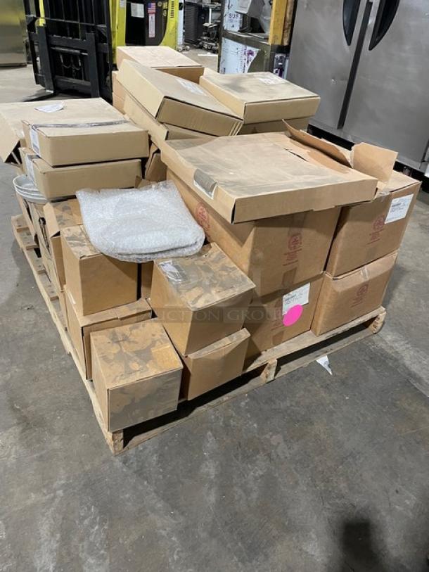 NEW! MIXED PALLET! Figgjo Norway 1000 Series Commercial 7-4/5 Oz. Handled Cups! Model: 1060HH000! With Figgjo Norway Commercial Round 12" SVAI Bowls! Model: 9017HH000! With Figgjo Norway Commercial Round 16" SVAI Bowls! Model: 9015HH000! With Homer Laughlin 1582 American Rose Series Commercial Rolled-Edge Oval Dinnerware Platters! With Figgjo Norway 1000 Series Commercial 101.5 Oz. Bowls! Model: 1081HH000! & MORE! ALL NEW IN THE BOX! 49X Your Bid! - Image 3 of 10
