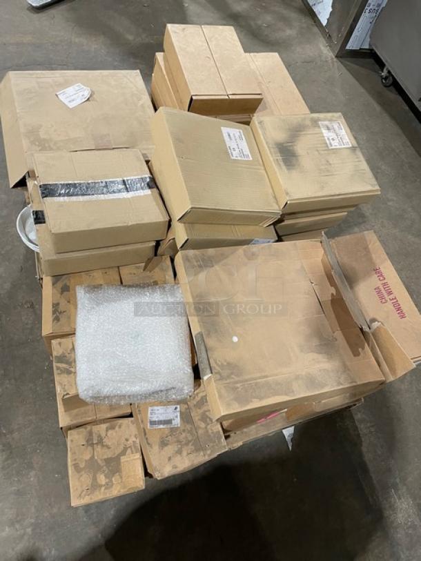 NEW! MIXED PALLET! Figgjo Norway 1000 Series Commercial 7-4/5 Oz. Handled Cups! Model: 1060HH000! With Figgjo Norway Commercial Round 12" SVAI Bowls! Model: 9017HH000! With Figgjo Norway Commercial Round 16" SVAI Bowls! Model: 9015HH000! With Homer Laughlin 1582 American Rose Series Commercial Rolled-Edge Oval Dinnerware Platters! With Figgjo Norway 1000 Series Commercial 101.5 Oz. Bowls! Model: 1081HH000! & MORE! ALL NEW IN THE BOX! 49X Your Bid! - Image 10 of 10