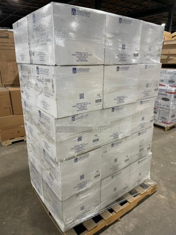 NEW! FULL PALLET! Hoffmaster FashnPoint Series Commercial White & Red Print Ultra-Ply Dishtowels/Dinner Napkins! Model: FP1312! ALL NEW IN THE BOX! 30X Your Bid! - Image 3 of 7