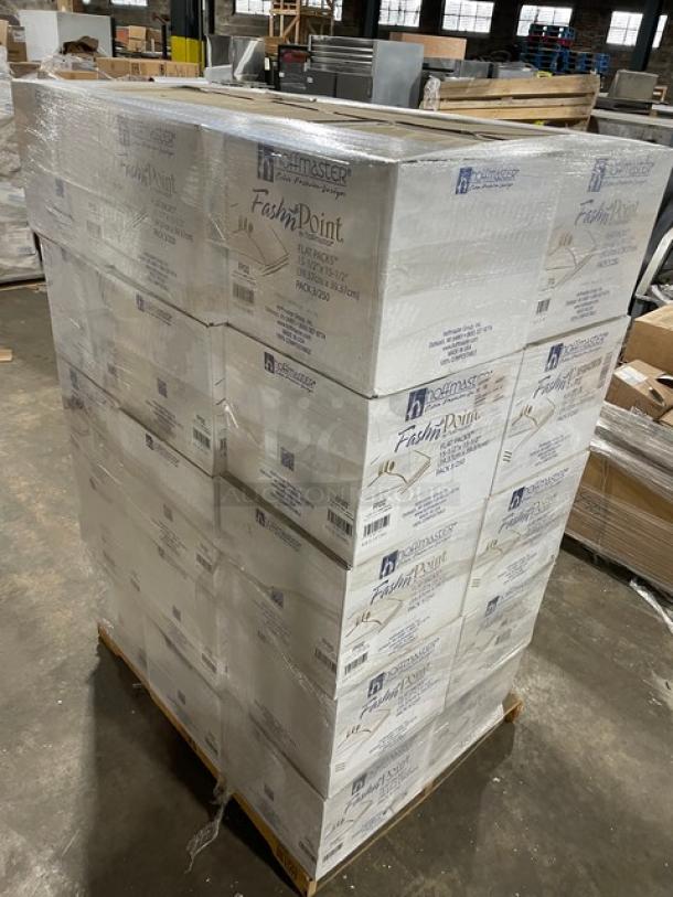 NEW! FULL PALLET! Hoffmaster FashnPoint Series Commercial White & Red Print Ultra-Ply Dishtowels/Dinner Napkins! Model: FP1312! ALL NEW IN THE BOX! 30X Your Bid! - Image 7 of 7