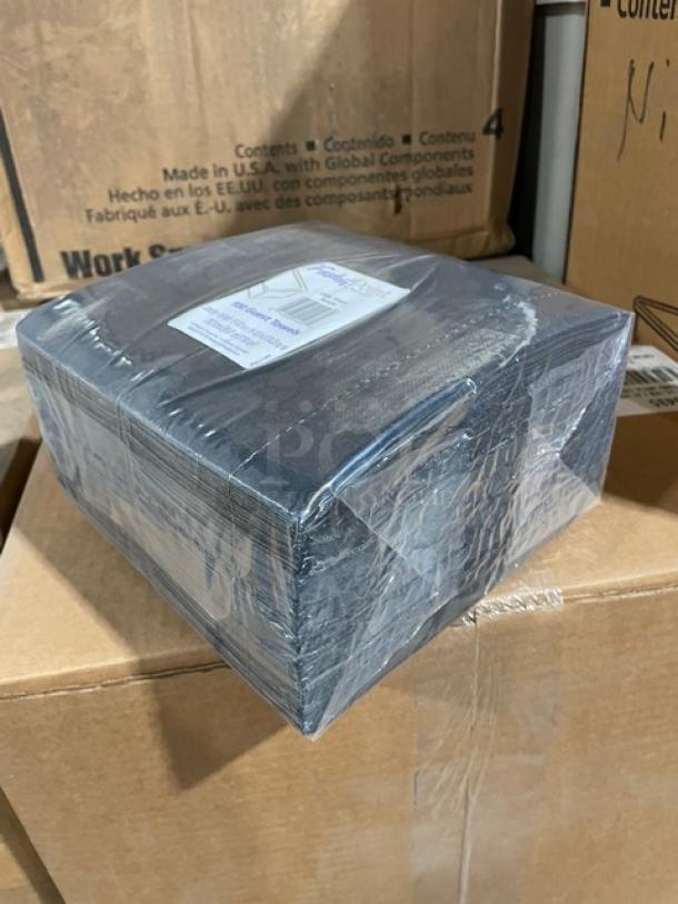 NEW! FULL PALLET! Hoffmaster FashnPoint Series Commercial Black Ultra-Ply EZ-Fold Guest Towels/Dinner Napkins! Model: FP1213! ALL NEW IN THE BOX! 46X Your Bid! - Image 7 of 8