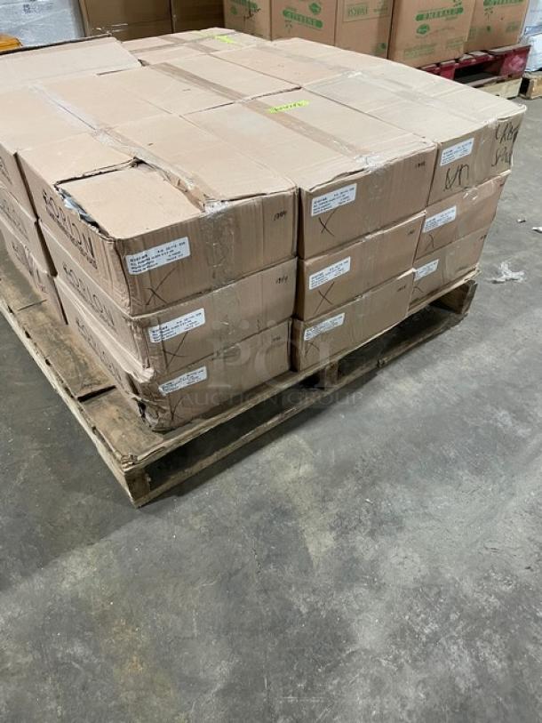 NEW! FULL PALLET! Orion Commercial White Marbled Confetti All-Purpose Glassware! Model: G167-WS! 12/Case! ALL NEW IN THE BOX! 24X Your Bid! - Image 2 of 12